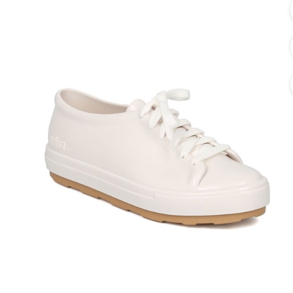 🆕 Melissa BE PVC Jelly Lace up Low Top Sneakers